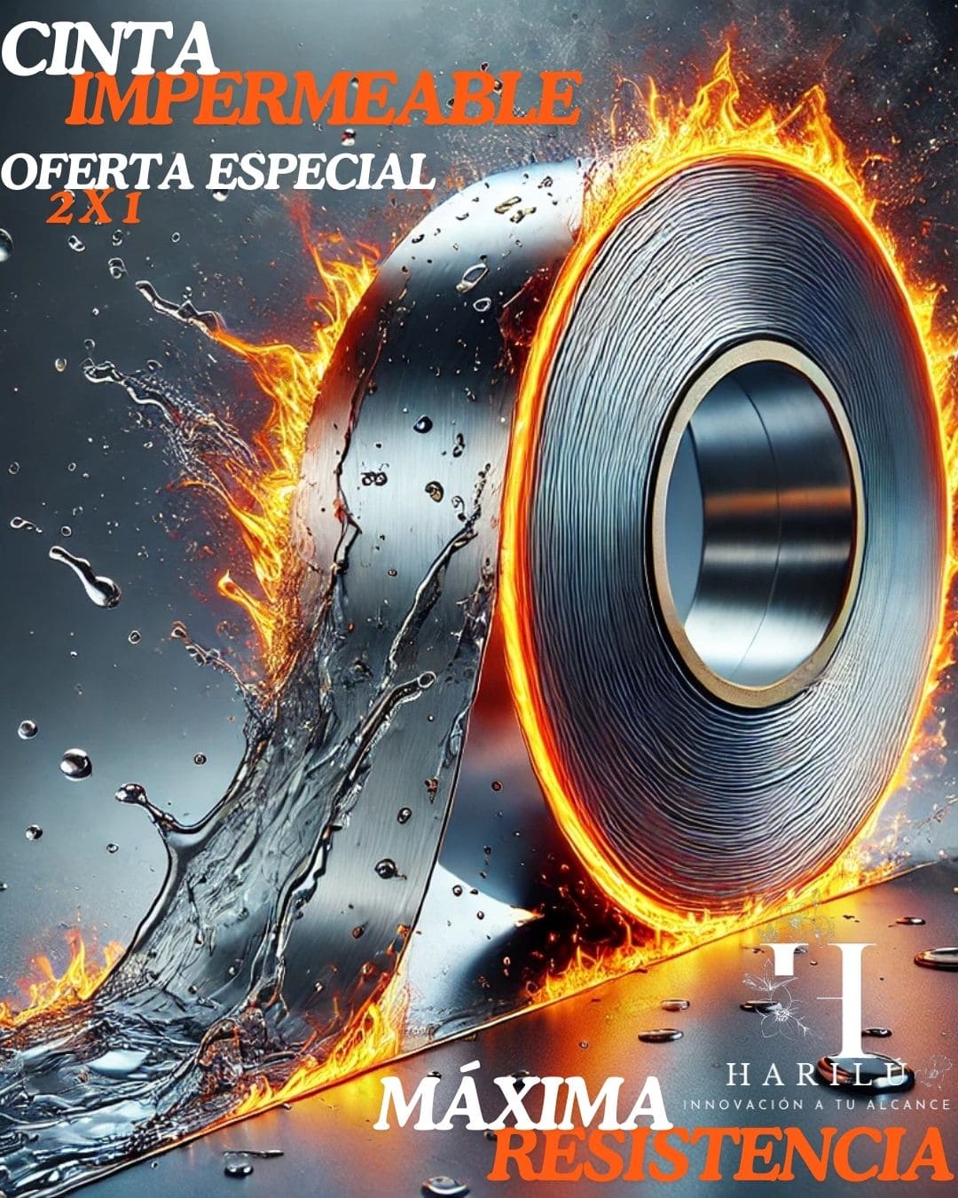 2 CINTAS IMPERMEABLES ULTRA RESISTENTE SELLADORA PROFESIONAL DE 10 CM X 5 METROS